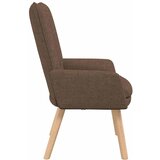  Fotelja Smeđa 63 x 67 x 94 cm Tkanina i šperploča | shoptok.hr