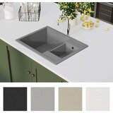  Sudoper s dvije kadice sivi granitni | shoptok.hr