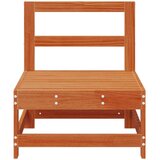  Srednji kauč za vrt Masivna borovina Vosak Smeđa - Smolasto smeđe drvo armless loveseat | shoptok.hr