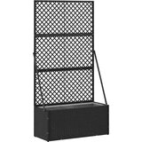  Gredni pergola sadilnik Črna 70 x 30 x 135 cm Kovina, (5000187750) | Shoptok.si