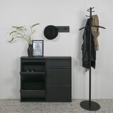 Spinder Design Črna kovinska omarica za čevlje Billy – | Shoptok.si