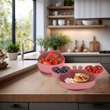  Silikonski pribor u obliku raka, 9 el. ružičasti | shoptok.hr