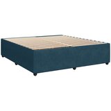  Krevet s oprugama i madracem tamnoplavi 200x200 cm baršunasti | shoptok.hr