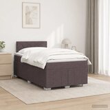  Boxspring krevet s madracem Tamno smeđa 120 x 200 cm Tkanina Cijene
