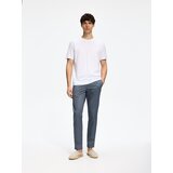 Reserved Chino slim fit hlače - mornarsko plava | shoptok.hr