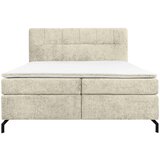 Esposa POSTELJA BOXSPRING 160 cm x 200 cm , tekstil barve šampanjca | Shoptok.si