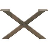  Noge za stolić X-oblika 2 kom prirodni čelik 60x(30-31)cm čelik | shoptok.hr