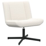 vidaXL Poudarni Stol Krem Tkanina Srednji Ergonomski Poudarni Stol | Shoptok.si