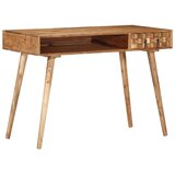 vidaXL Pisalna miza 115x50x76 cm trden akacijev les | Shoptok.si