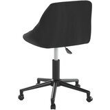  Okretna uredska stolica crna baršunasta | shoptok.hr