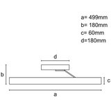  led prigušiva plafonska lampa LED/86W/230V 3000-6500K zlatna + daljinski upravljač | Eponuda.com