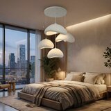  Brilagi - Visilica na sajli WABI SABI 4xE27/40W/230V, prečnik 90 cm, bela | Eponuda.com