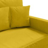  Trosjed žuti 180 cm baršunasti | shoptok.hr
