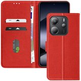 AVIZAR Ohišje za Xiaomi Redmi Note 14 4G Clamshell denarnica in video držalo, Rdeča, (5000010315) | Shoptok.si