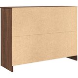  Komoda s ladicama smeđeg hrasta 101x35x76 cm konstruirano drvo | shoptok.hr
