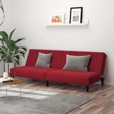  Dvosjed na razvlačenje crvena boja vina baršunasti | shoptok.hr