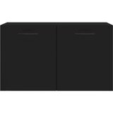  Zidni ormarić crni 60 x 36,5 x 35 cm od konstruiranog drva | shoptok.hr