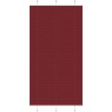 vidaXL Plisirana zavjesa Bordo crvena 105x200 cm Širina tkanine 104 4 cm Poliester - Bordo crvena 105 x 200 cm | shoptok.hr