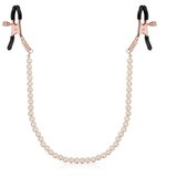 Rosy Gold - Pearls Nipple Clamps - Adjustable Design Cijene