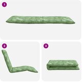  Zložljiv ležalnik z vzorcem listov 175x54x8,5 cm oksfordsko blago, (5000296568) | Shoptok.si