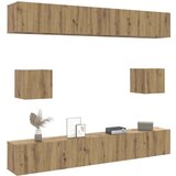  tv omara 6-delna stenski artisan hrast inženirski les, (21703845) Cene