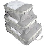 INF organizator set za kovčke - pakirne kocke za kovček / set 3 kos grey, (21246978) Cene