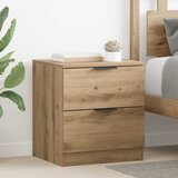 vidaXL Noćni ormar s ladicama 2 pcs hrast artisan 45 x 39 x 50 cm Cijene