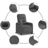  Električni naslonjač od tkanine tamnosivi | shoptok.hr