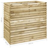  Posuda za cvijeće 100 x 50 x 100 cm od impregnirane borovine | Eponuda.com
