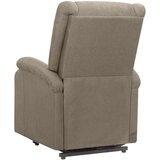 vidaXL Naslanjač s funkcijo vstajanja taupe blago | Shoptok.si