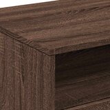  Stolić za kavu s LED svjetlima smeđi hrast 90x49x40 cm | shoptok.hr