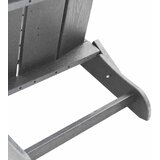  Sklopiva Adirondack stolica Svijetlo siva 80,5 x 74,5 x 92 cm | shoptok.hr