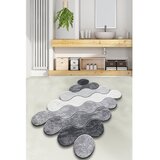 Foutastic siva kopalniška preproga 70x120 cm circle – Cene