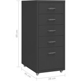  Mobilni ormarić za spise antracit 28 x 41 x 69 cm metalni | shoptok.hr