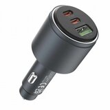 DEVIA Autro punjač Extreme Speed Series USB+Dual 116w Siva | ePonuda.com