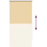 Rolo zavjesa za zamračivanje 64,4 x 120 cm Širina tkanine 60 cm bež | shoptok.hr