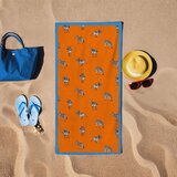 Lessentiel Maison Peškir za plažu Zebra, 150x150 cm, Narandžasti | ePonuda.com