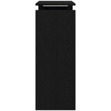 vidaXL Konzolni stol Crni hrast Drvo 80 x 30 x 80 cm | shoptok.hr