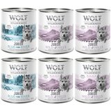 Wolf of Wilderness - mješovito pakiranje - 6 x 800 g Junior miks: 4x pačetina i teletina, 2x piletina i losos | shoptok.hr