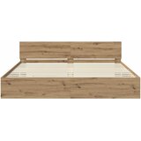  Krevetna konstrukcija Umjetnički hrast 200 x 200 cm | shoptok.hr