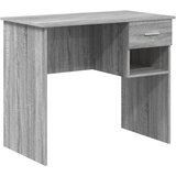 vidaXL Stol s pohranom Siva Sonoma 90x49.5x75 cm Konstruirano drvo Cijene