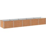  Povišeni vrtni krevet Drvena smeđa 400 x 80 x 55 cm | shoptok.hr