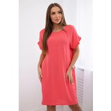 Kesi Włoski Dress with pockets raspberry | shoptok.hr