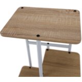 Kondela Stojalo za rože, hrast sonoma/bela, LEDOR TIP 1 | Shoptok.si