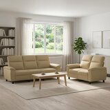  Set sofe 2 pcs Svijetlosmeđa Tkanina Cijene
