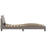  Okvir za krevet s uzglavljem smeđesivi 80x200 cm od tkanine | shoptok.hr