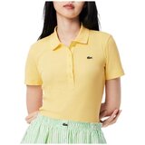 Lacoste RIBBED COLLAR SHIRT žuta | shoptok.hr