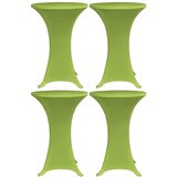  Rastezljivi stolnjak 4 kom 60 cm zeleni | shoptok.hr