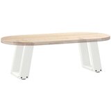  Noge kavne mize v obliki črke U 2 kosa Bela 30x(30-31) cm Jeklo, (21828662) | Shoptok.si