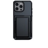 INF Zaščitna torbica z držalom za kartice za iPhone - črna iPhone 13 Pro Max, (21583366) Cene